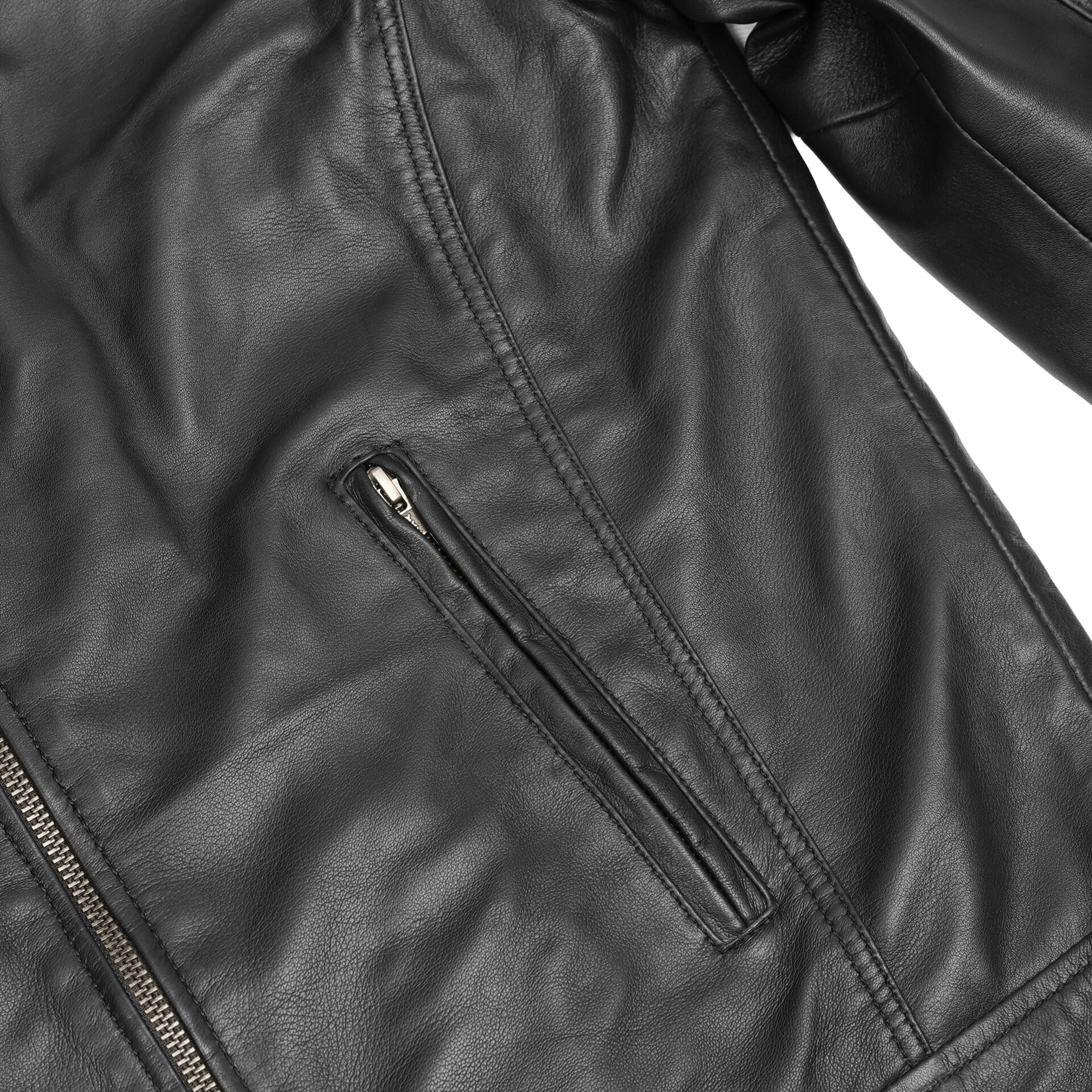 BSM1149 Classic Joe Men's Fashion Leather Jacket - Image 8
