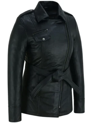 BSM1161 Elan Women’s Leather Jacket Black