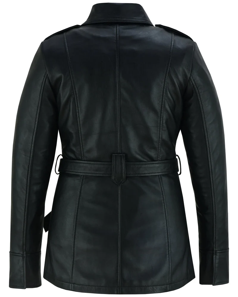 BSM1161 Elan Women’s Leather Jacket Black - Image 2