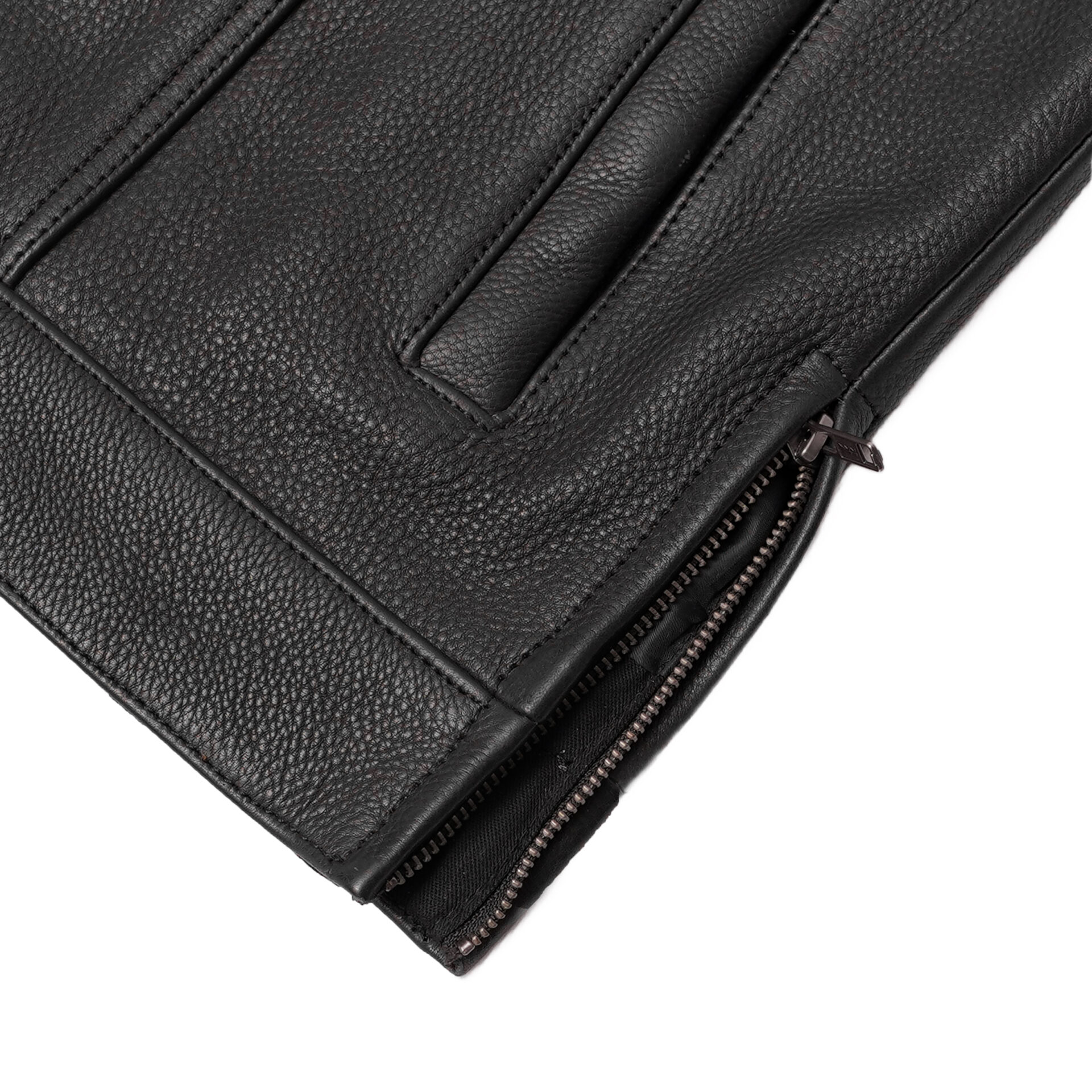 BSM4599 Upgraded Style Gun Pockets, Hidden Gun Metal Zipper, Bottom Sid - Image 8