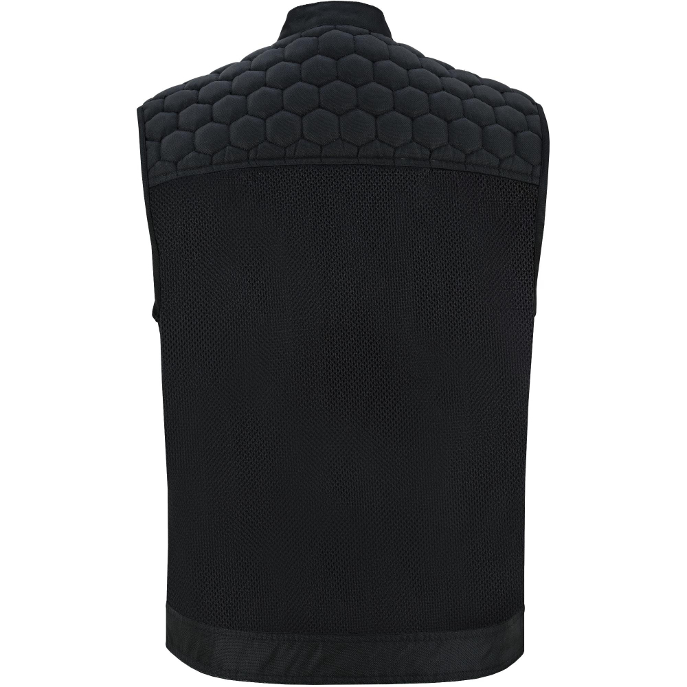 BSM4602 Mesh Rave Men’s Black Mesh Textile Vest with Black Paisley Liner - Image 6