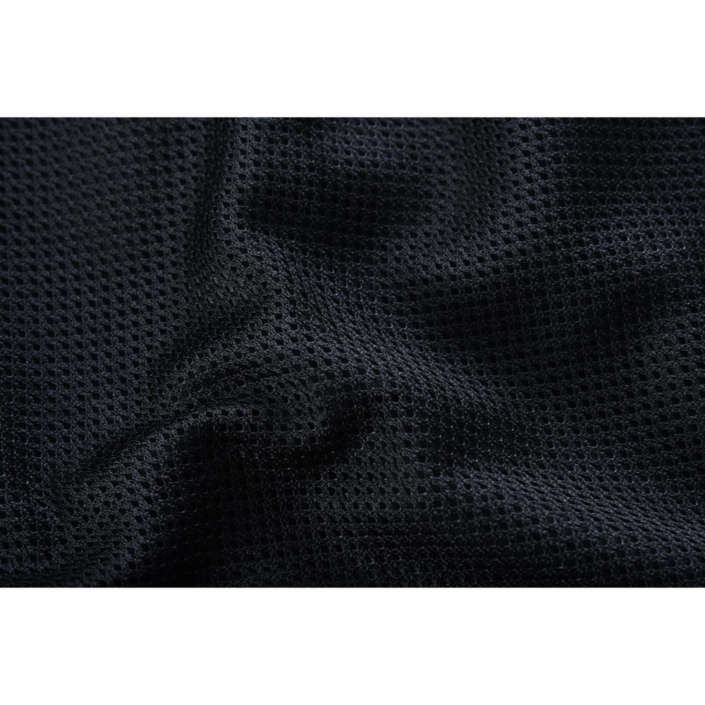 BSM4602 Mesh Rave Men’s Black Mesh Textile Vest with Black Paisley Liner - Image 11