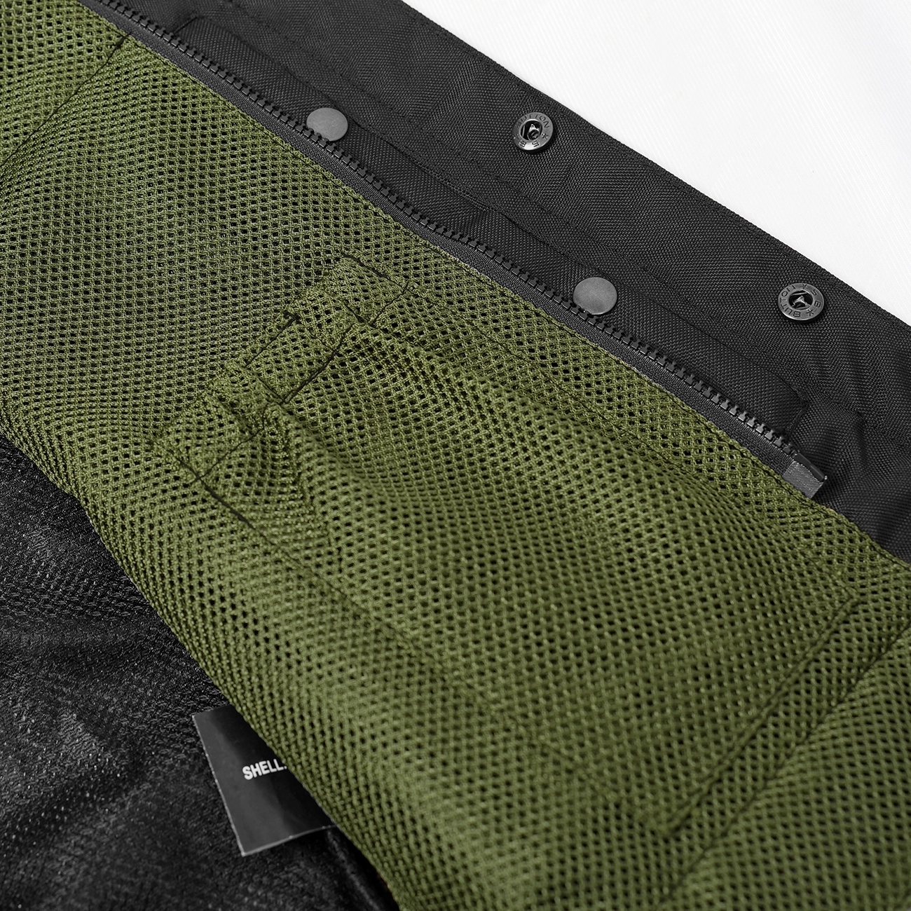 BSM4609 - Blaze Green Men’s Motorcycle Mesh Vest - Image 7