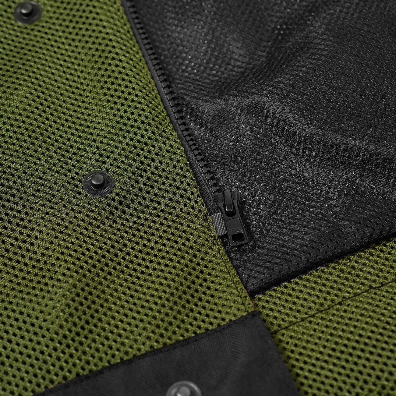 BSM4609 - Blaze Green Men’s Motorcycle Mesh Vest - Image 6