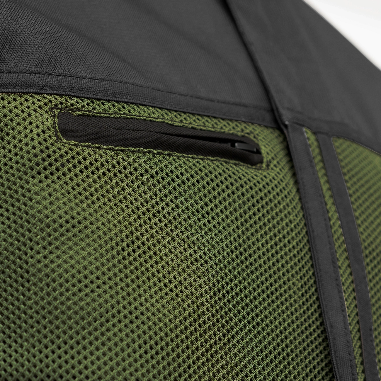 BSM4609 - Blaze Green Men’s Motorcycle Mesh Vest - Image 8