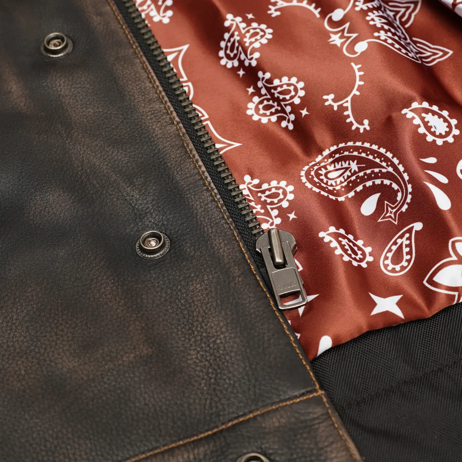 BSM4615 Liberty Knight - Blaze Lowside Men's Leather Vest - Image 7