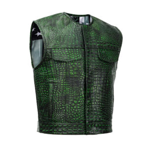 BSM4621 Venom Bite Men’s Leather Vest