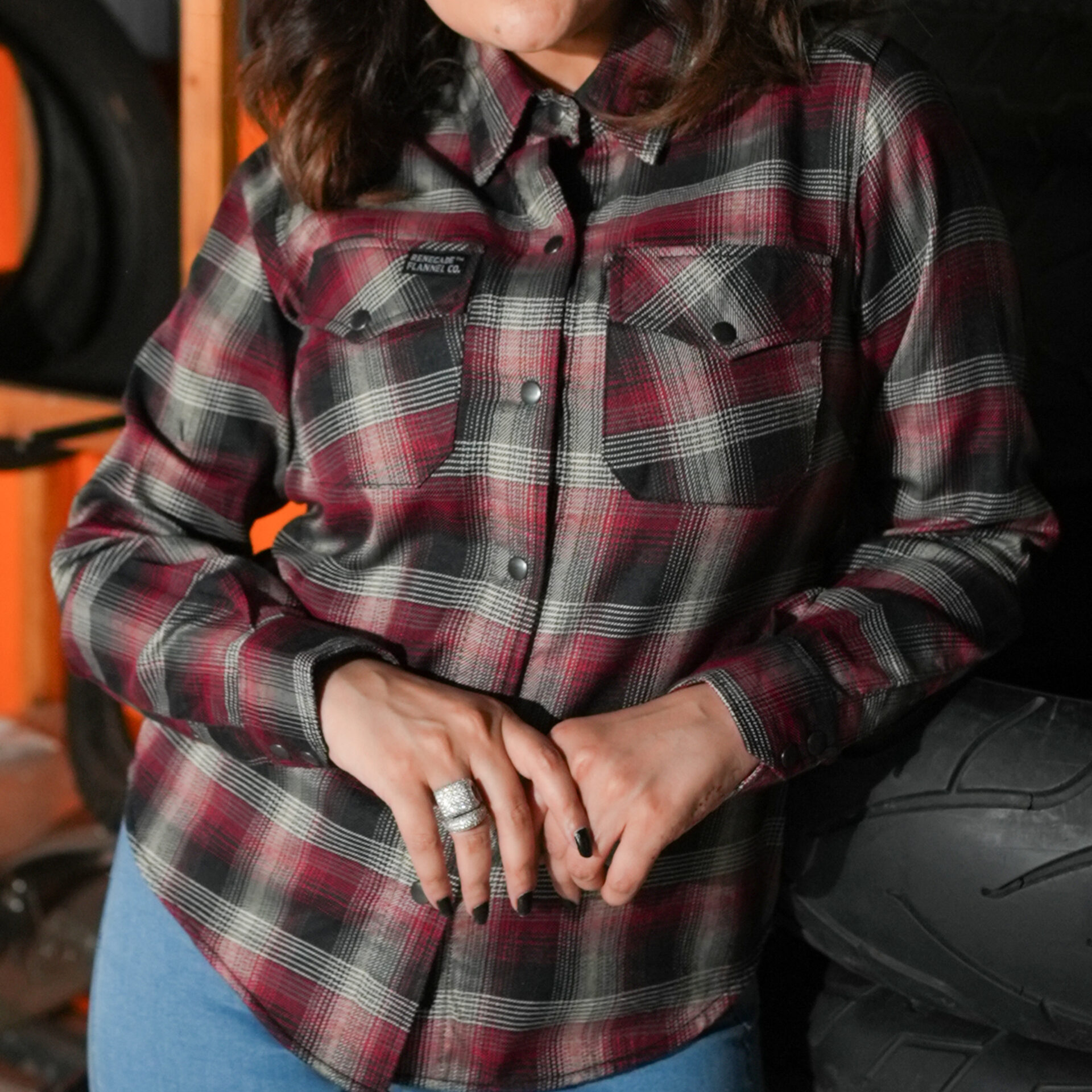 BSM4635 Ashrose Women’s Flannel Shirt
