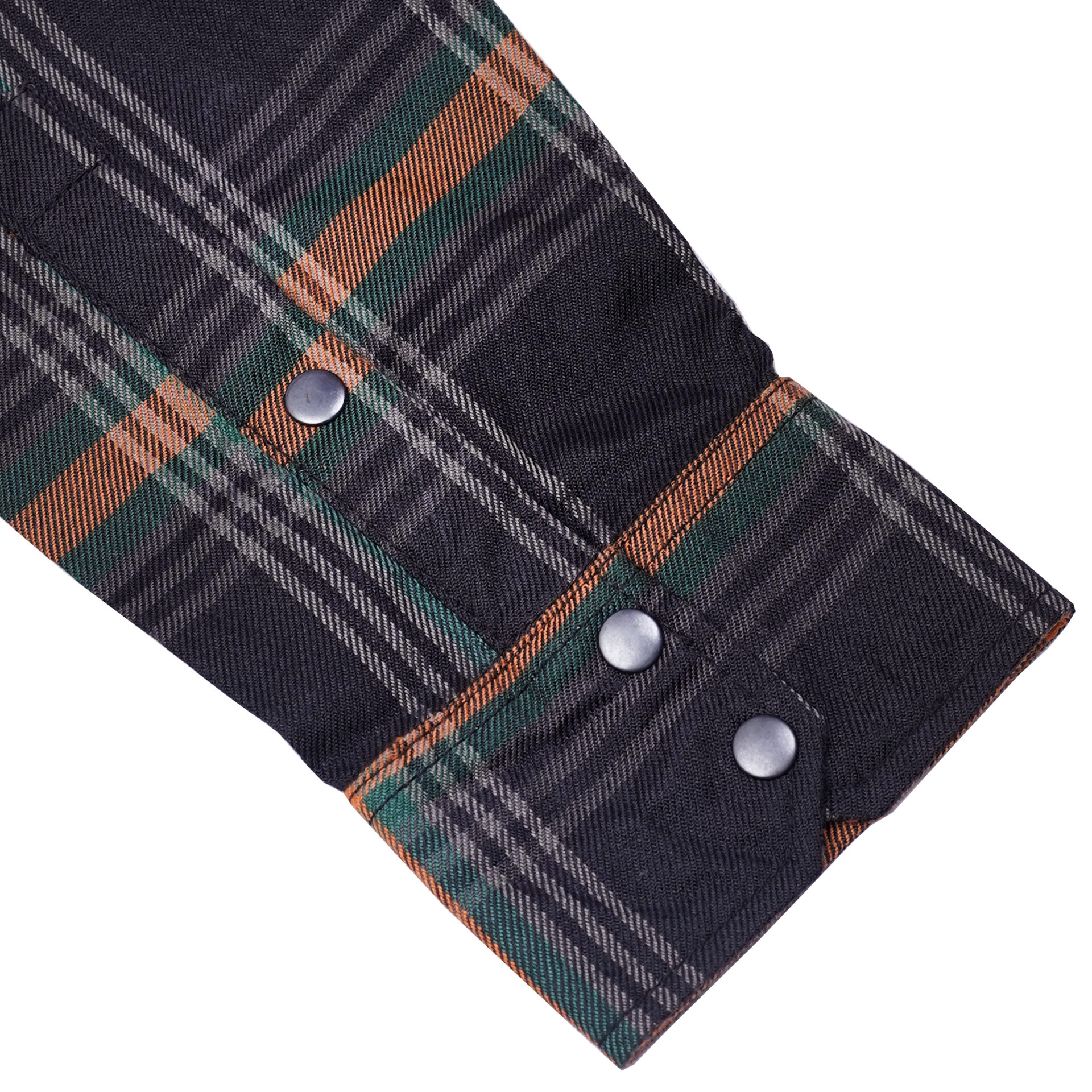 BSM4636 Sprucer Men’s Blue and Green Flannel Shirt - Image 8