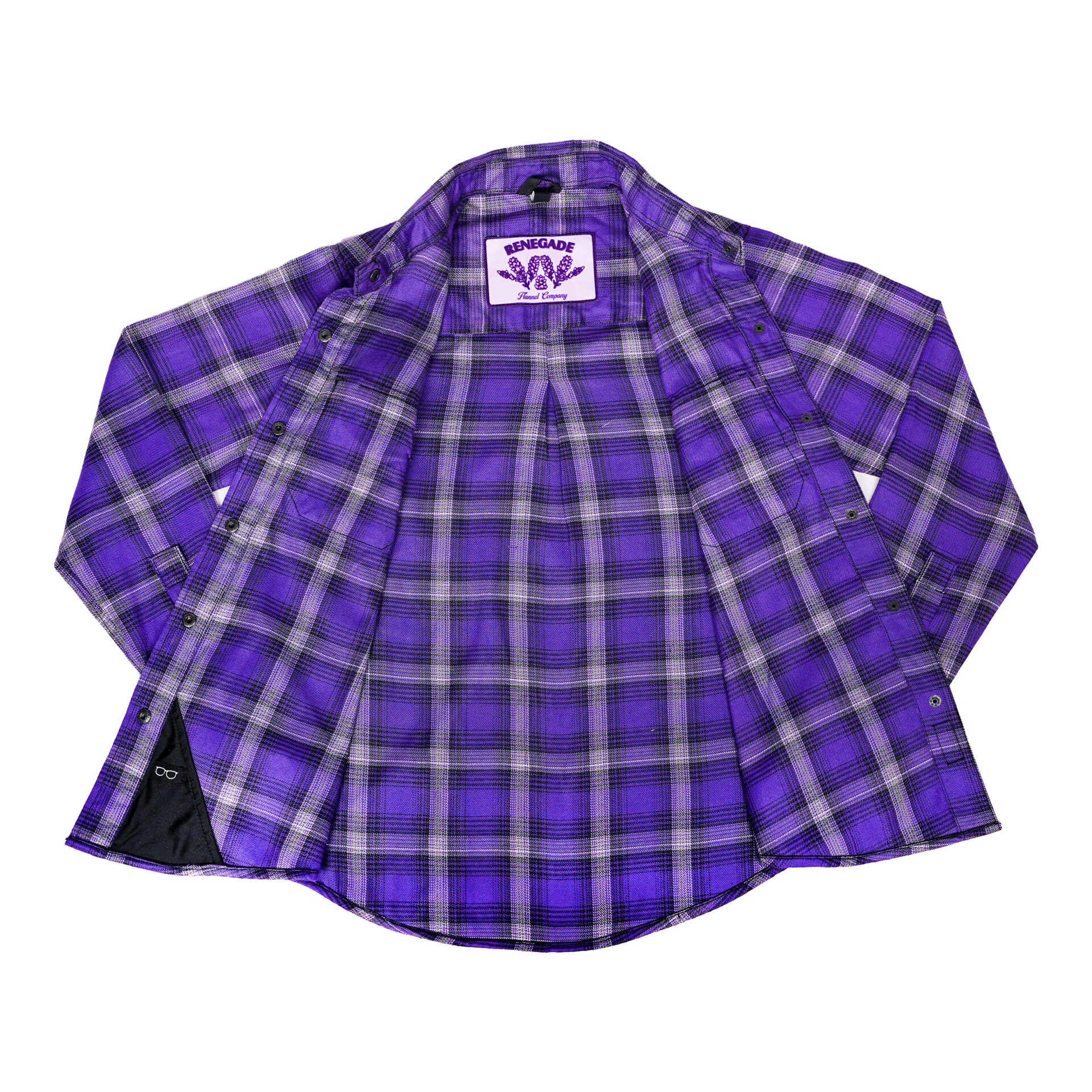 BSM4638 Duskberry Women’s Flannel Shirt - Image 4
