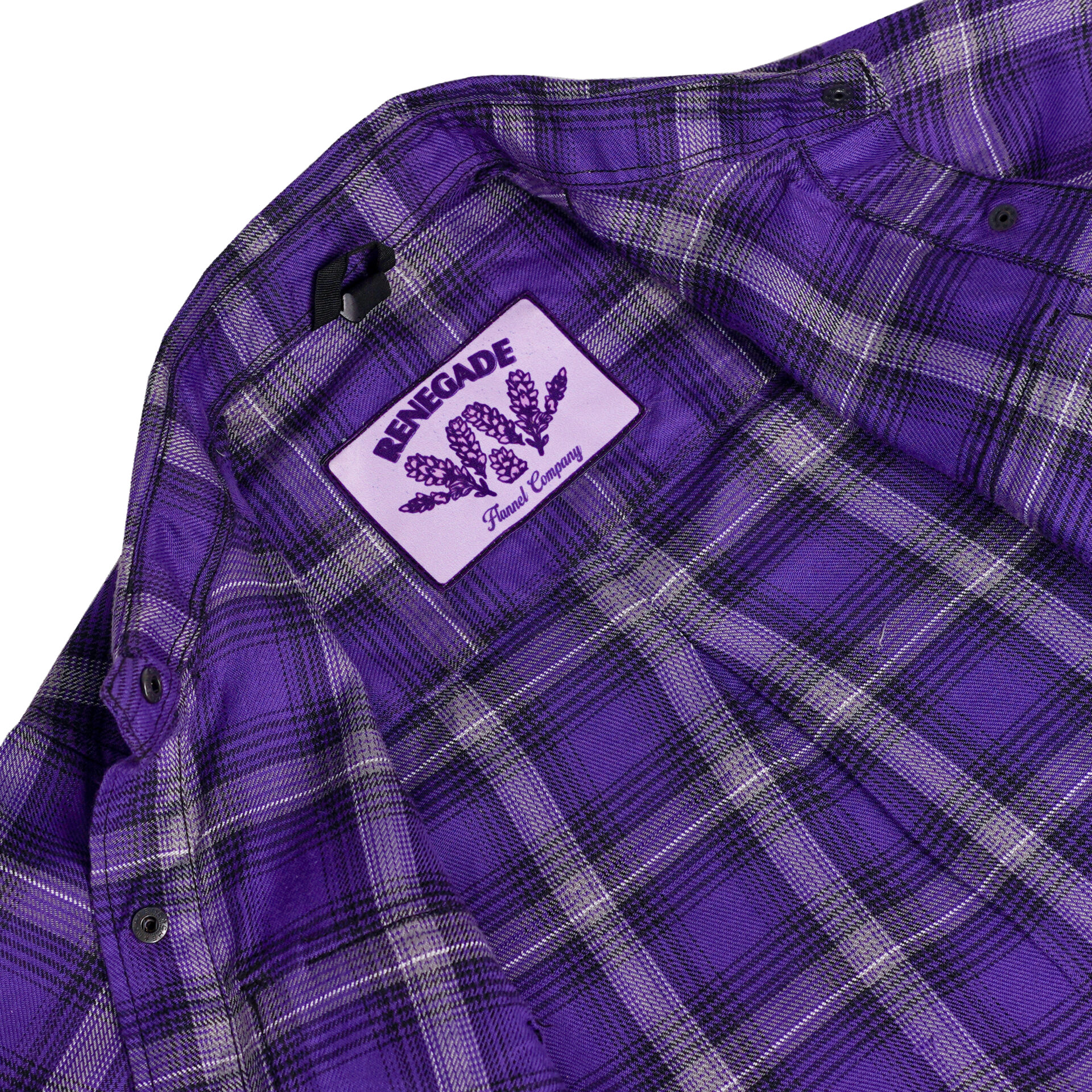 BSM4638 Duskberry Women’s Flannel Shirt - Image 5