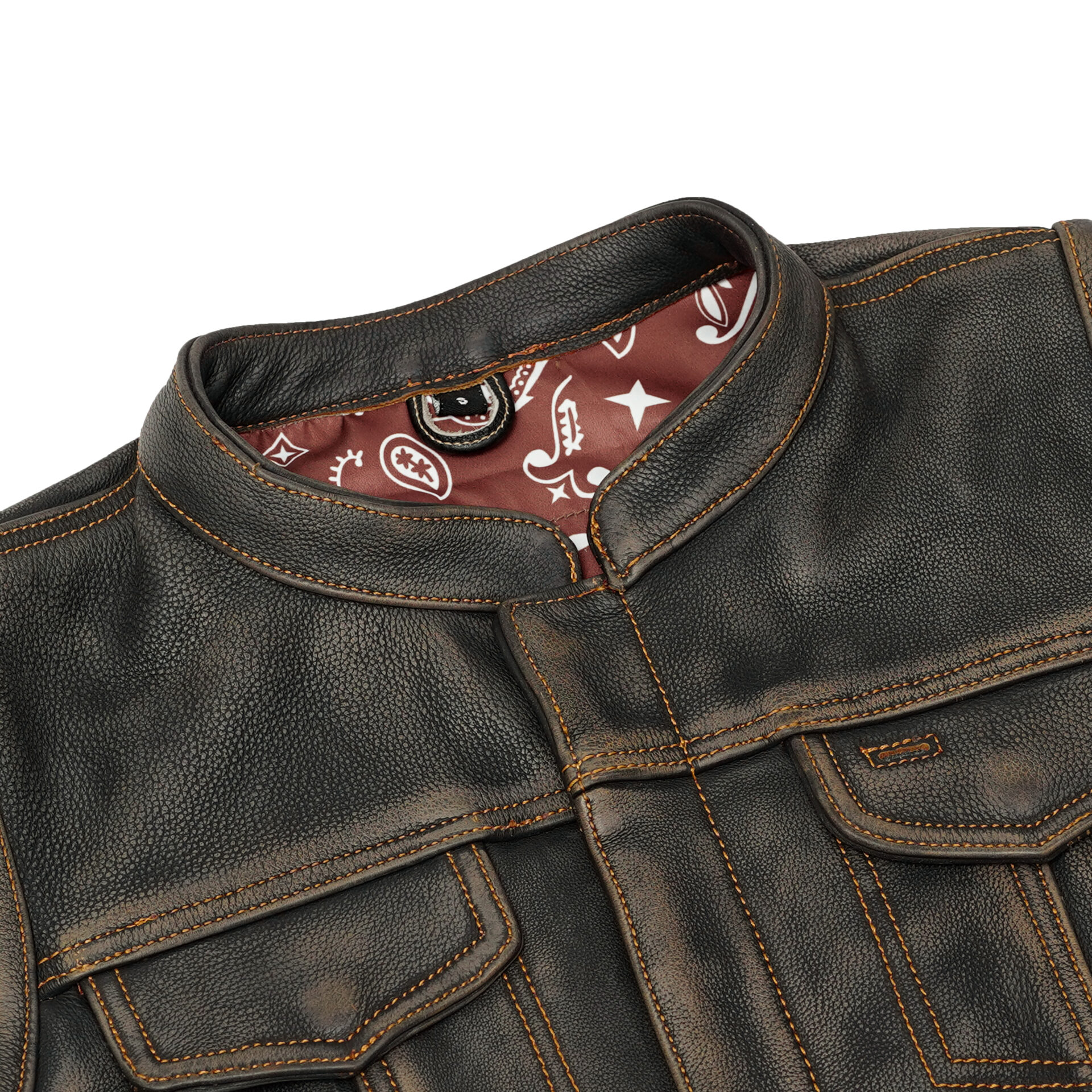 BSM4672 Galaxy Grifter Women’s Leather Vest - Image 7