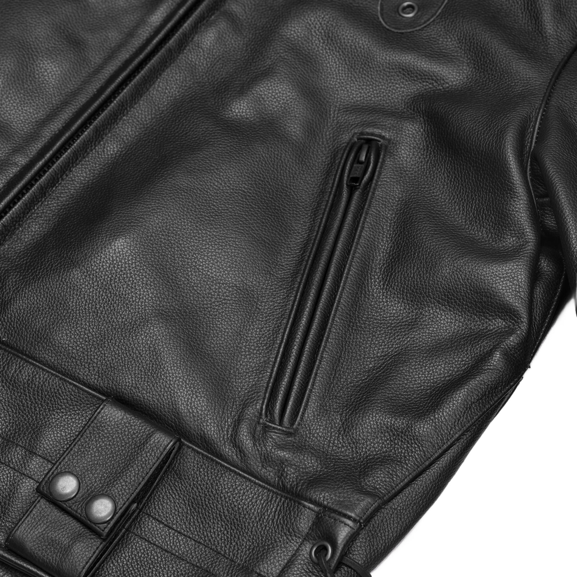 BSM4648 Iron Warrior Men’s Leather Motorcycle Jacket - Image 10