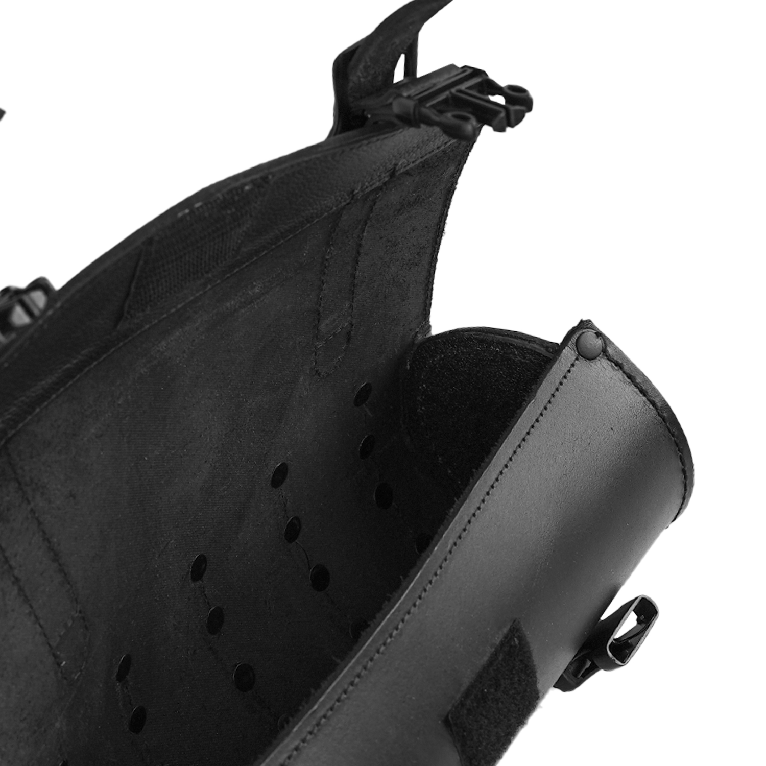 BSM4689 RapidThrottle Premium Large Leather Round Tool Bag - Image 3