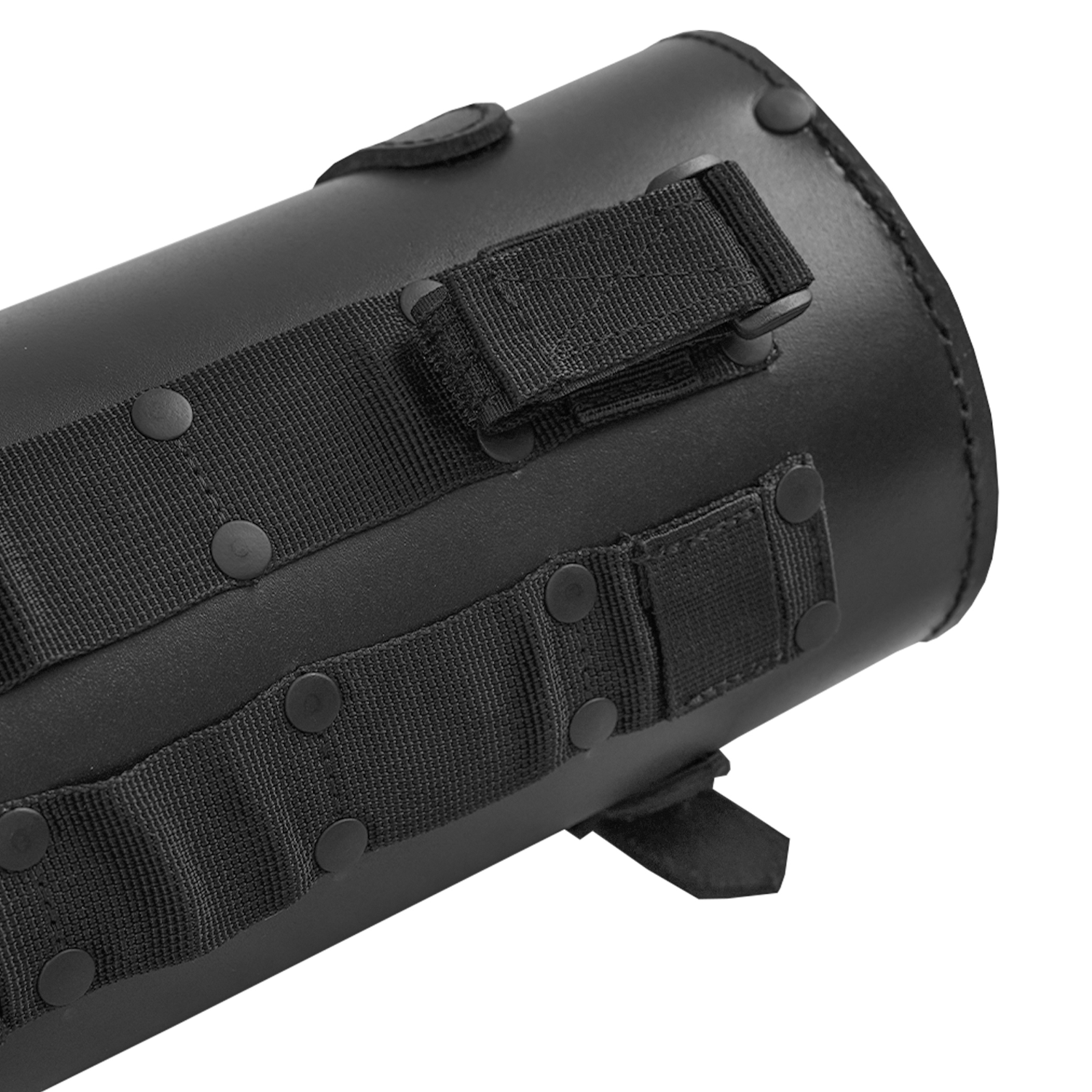 BSM4689 RapidThrottle Premium Large Leather Round Tool Bag - Image 4
