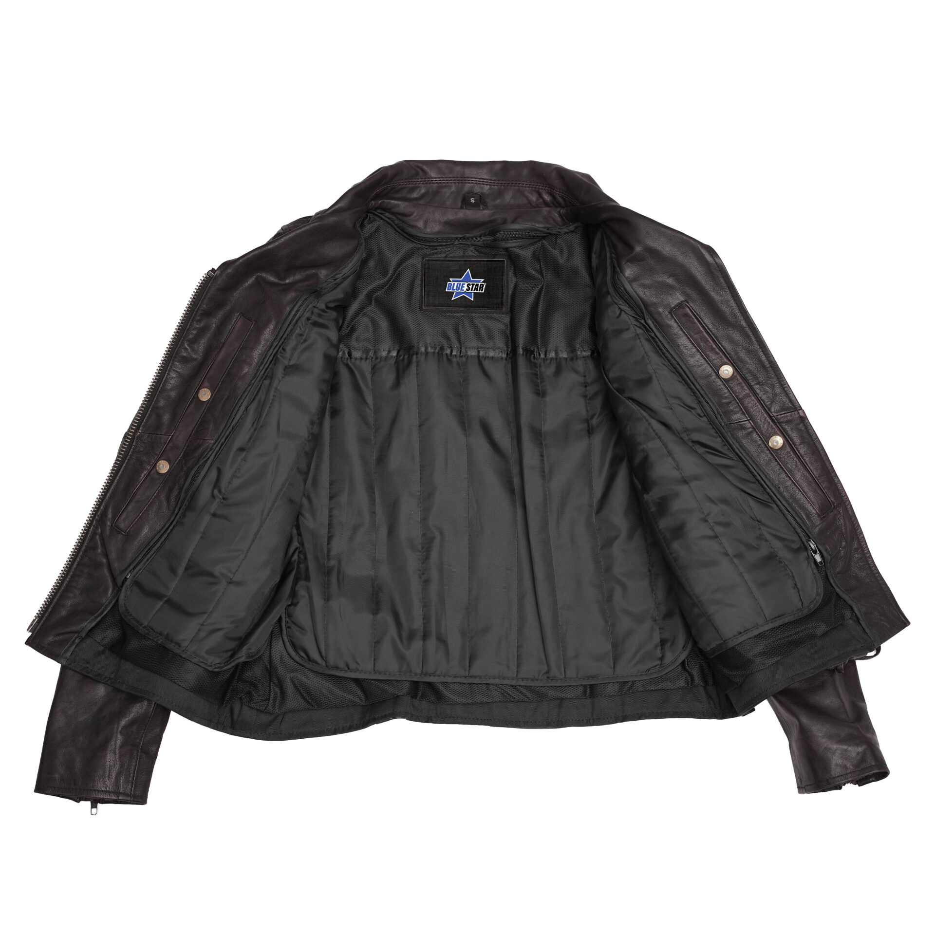 BSM5020 Black Pearl& Women's Fashion Leather Jacket - Image 5