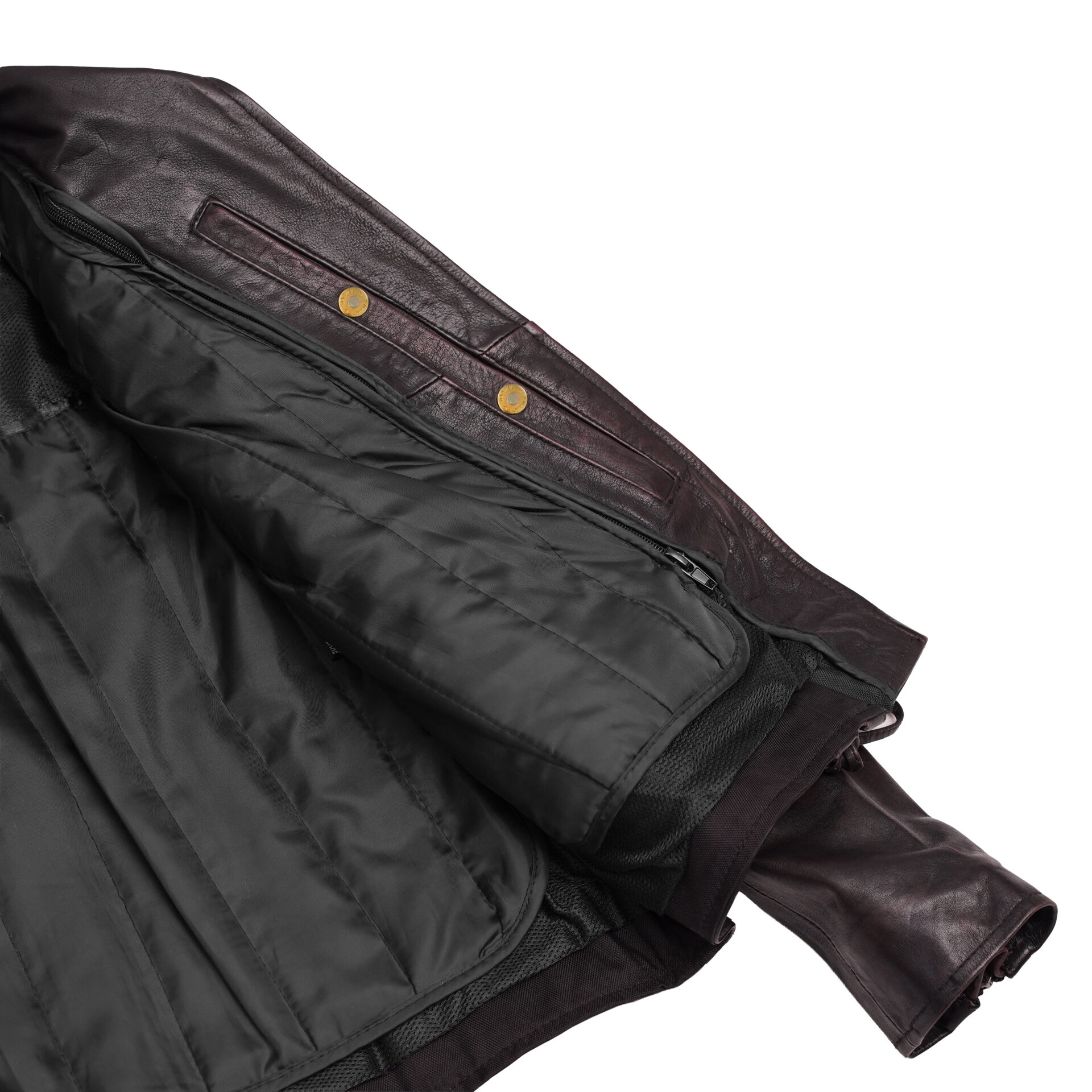 BSM5020 Black Pearl& Women's Fashion Leather Jacket - Image 6