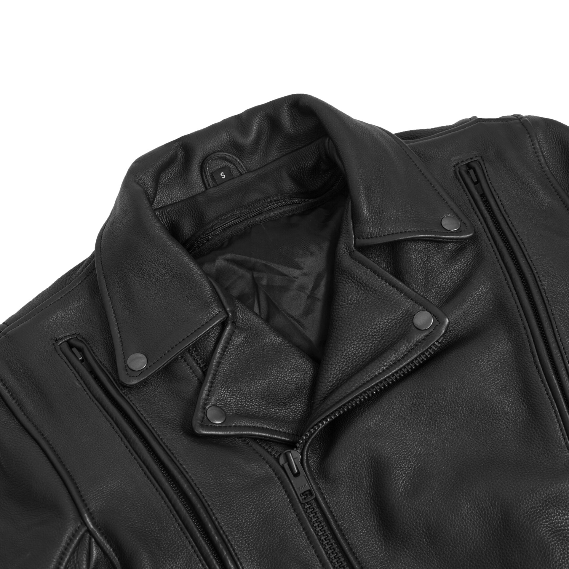 BSM4694 Dark Nova Leather Motorcycle Jacket - Image 8