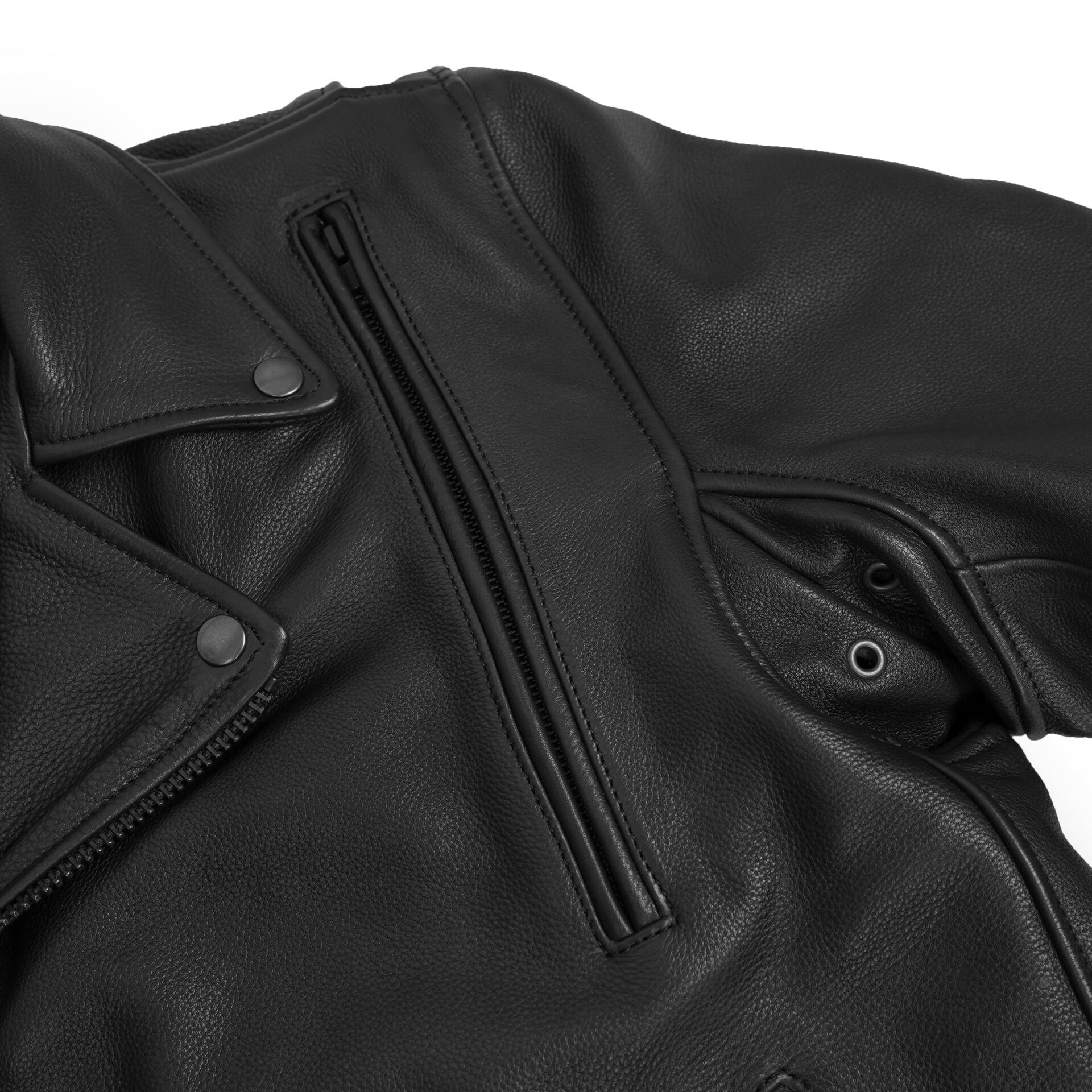 BSM4694 Dark Nova Leather Motorcycle Jacket - Image 9