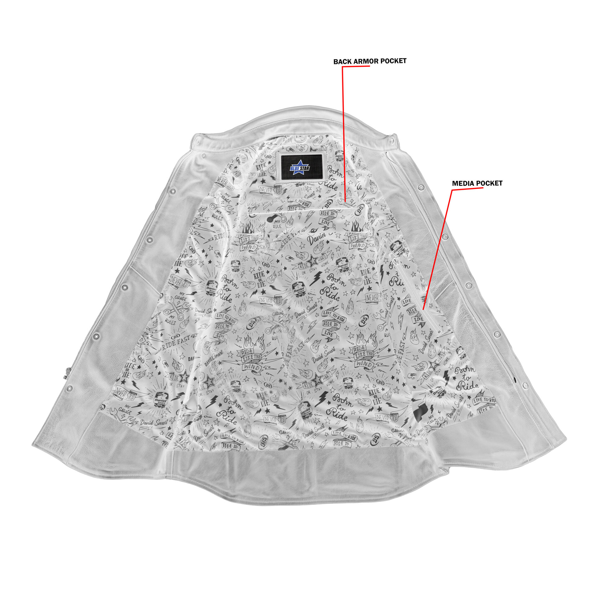 BSM4695 Road Sovereign - Leather Motorcycle Shirt - Image 4