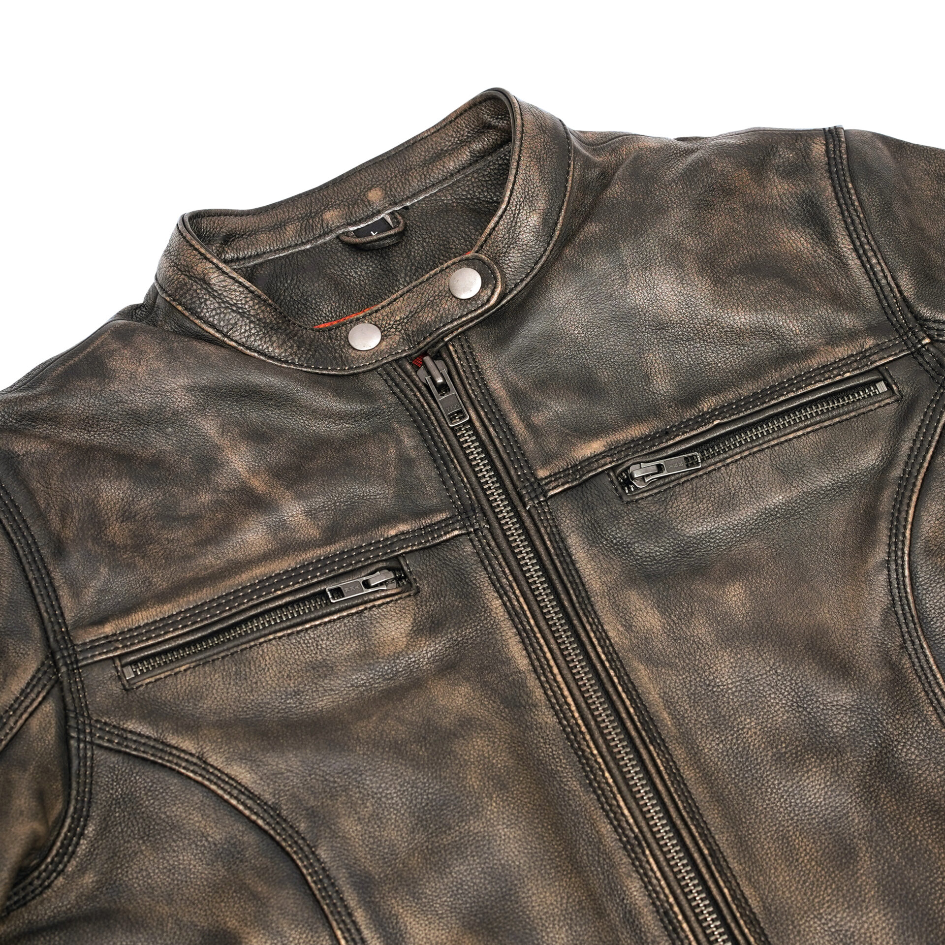 BSM5012 ASHBORNE - Women’s Leather Motorcycle Jacket - Image 7