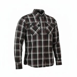 BSM4698 Cocoa Men’s Biker Shirt