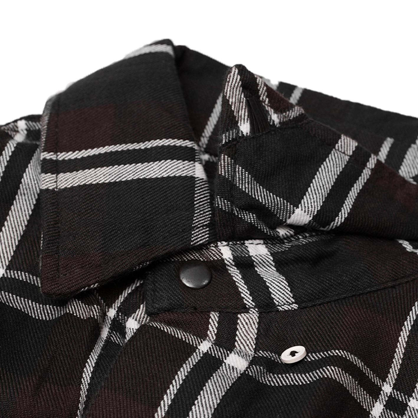 BSM4698 Cocoa Men’s Biker Shirt - Image 8