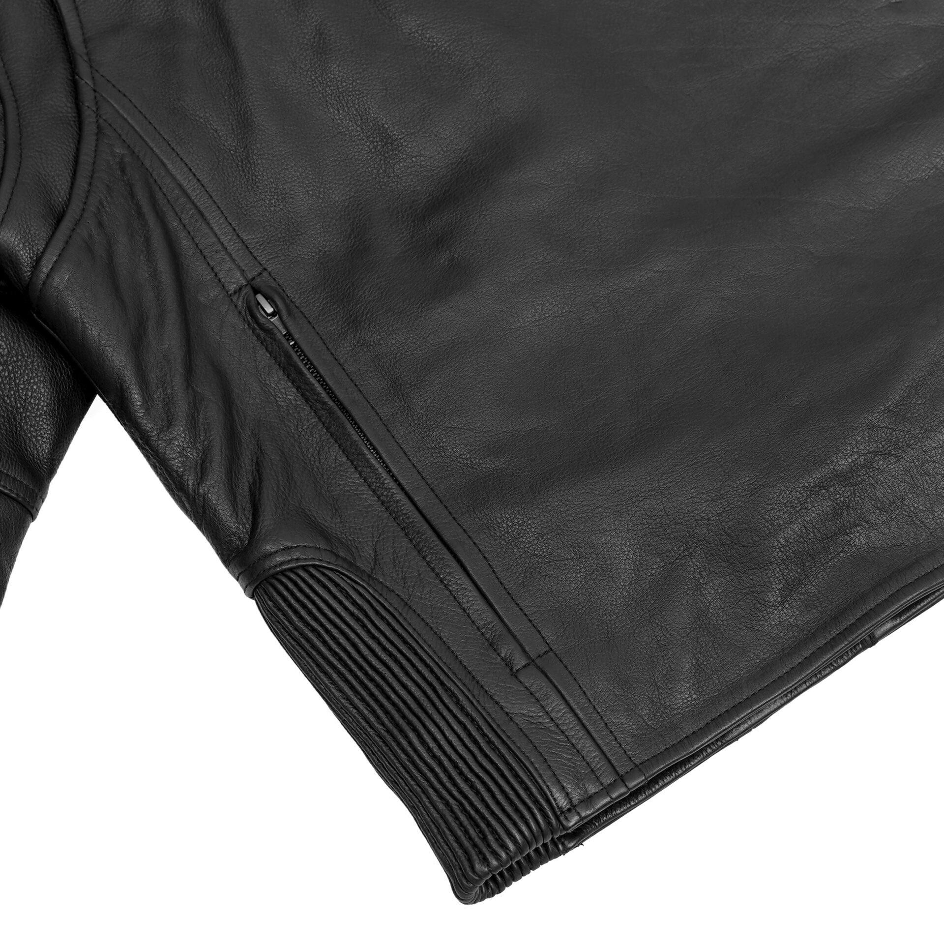 BSM4696 HellBorn - Men’s Leather Motorcycle Jacket - Image 12