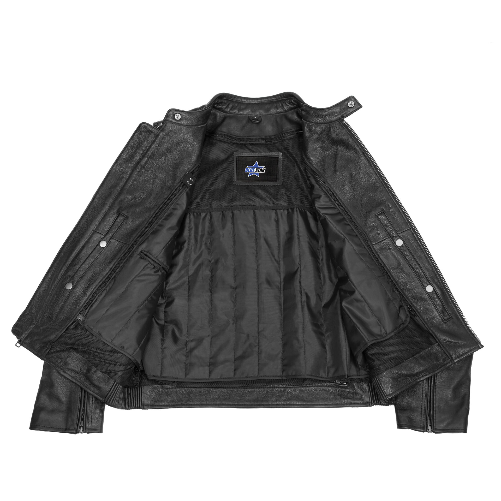 BSM4696 HellBorn - Men’s Leather Motorcycle Jacket - Image 5