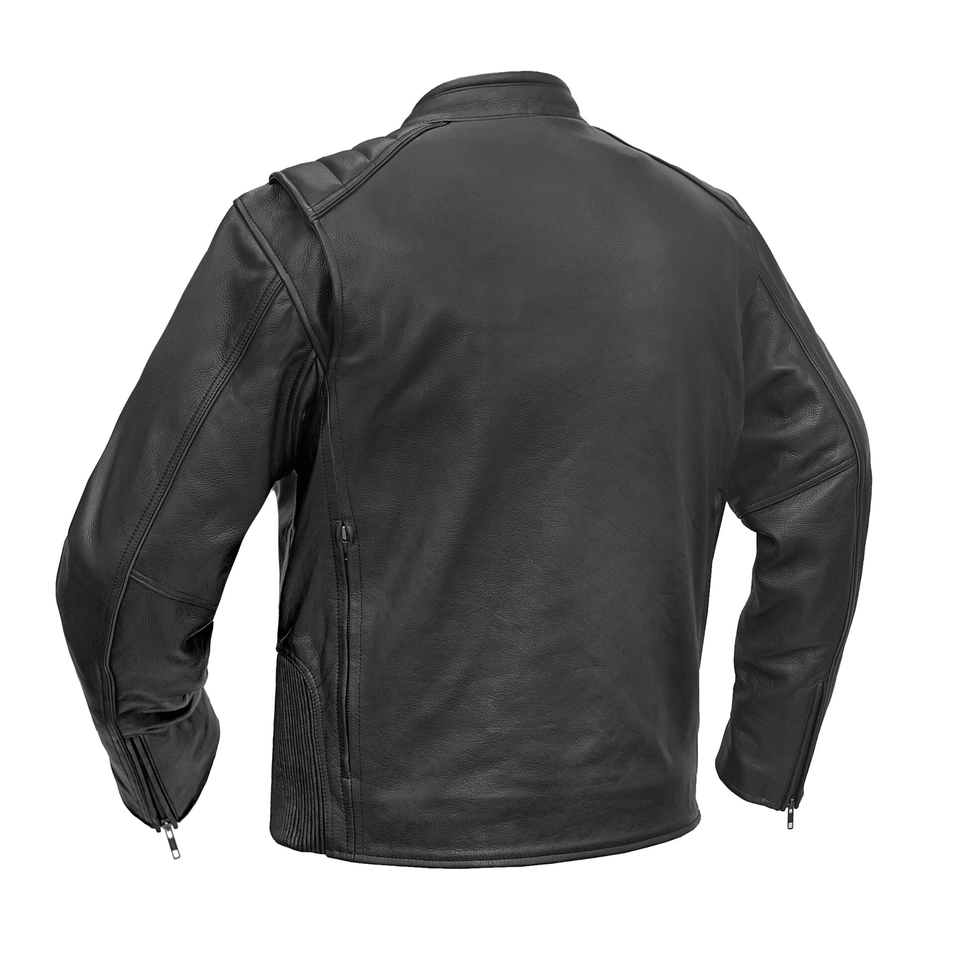 BSM4696 HellBorn - Men’s Leather Motorcycle Jacket - Image 2