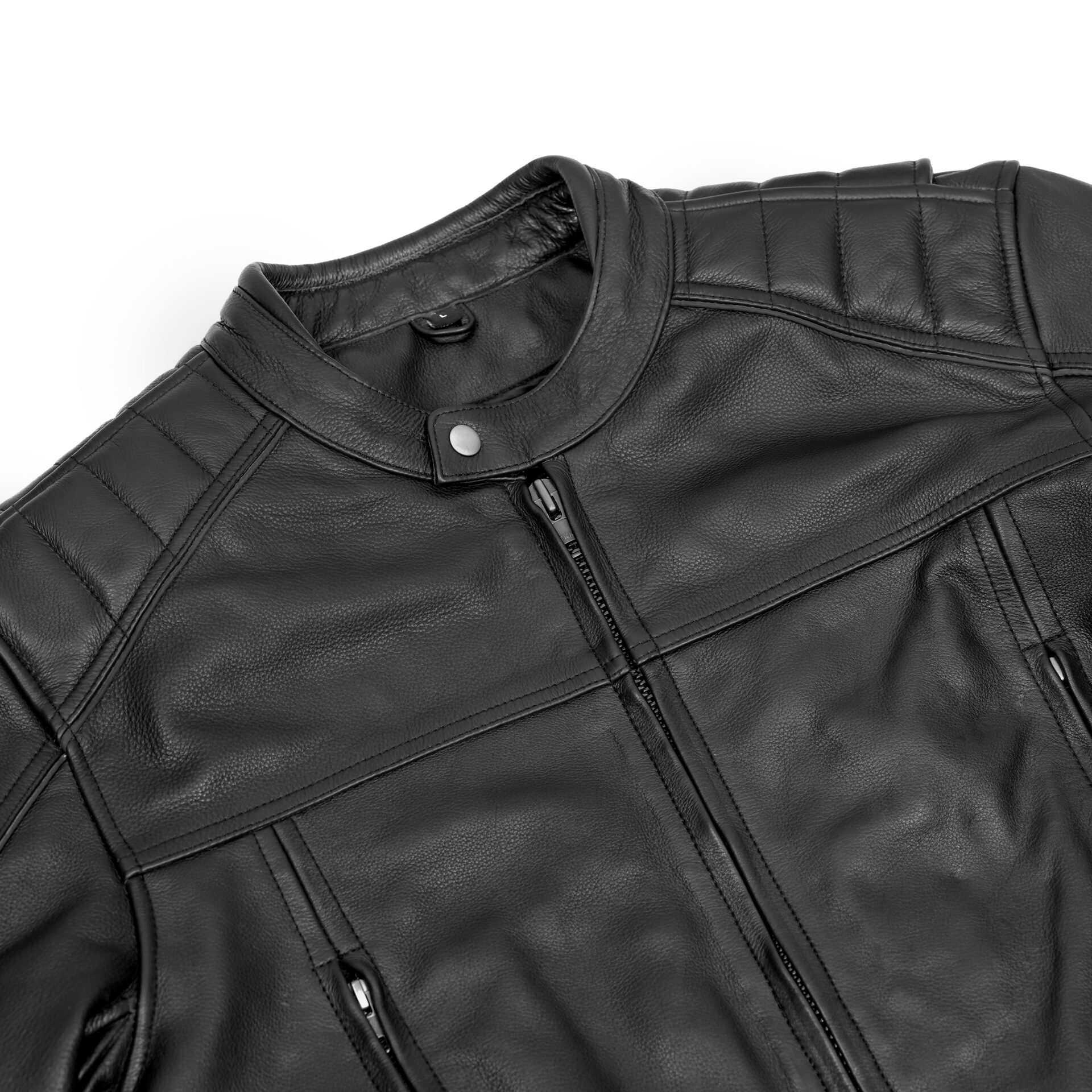 BSM4696 HellBorn - Men’s Leather Motorcycle Jacket - Image 8