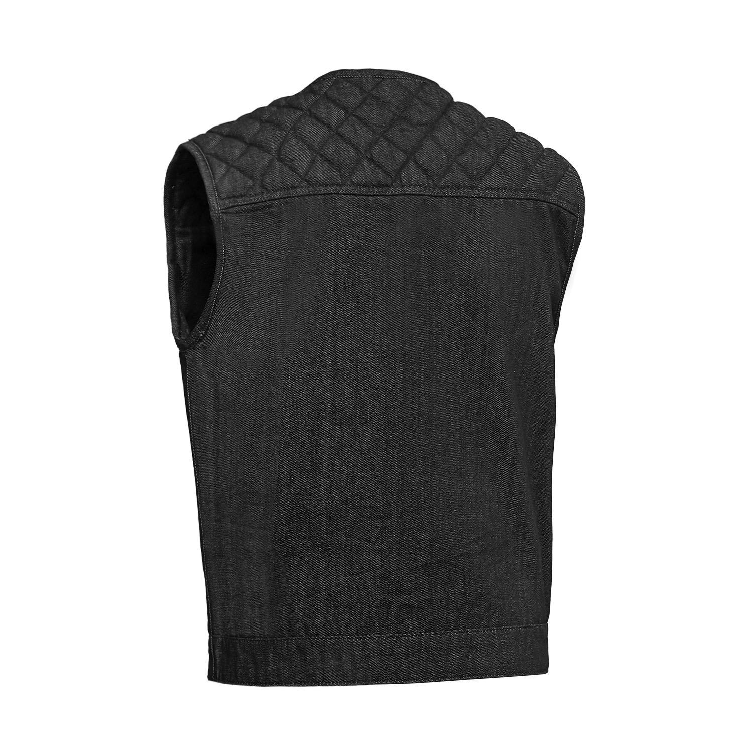 BSM5009 Gallant - Men’s Motorcycle Denim Vest - Image 2