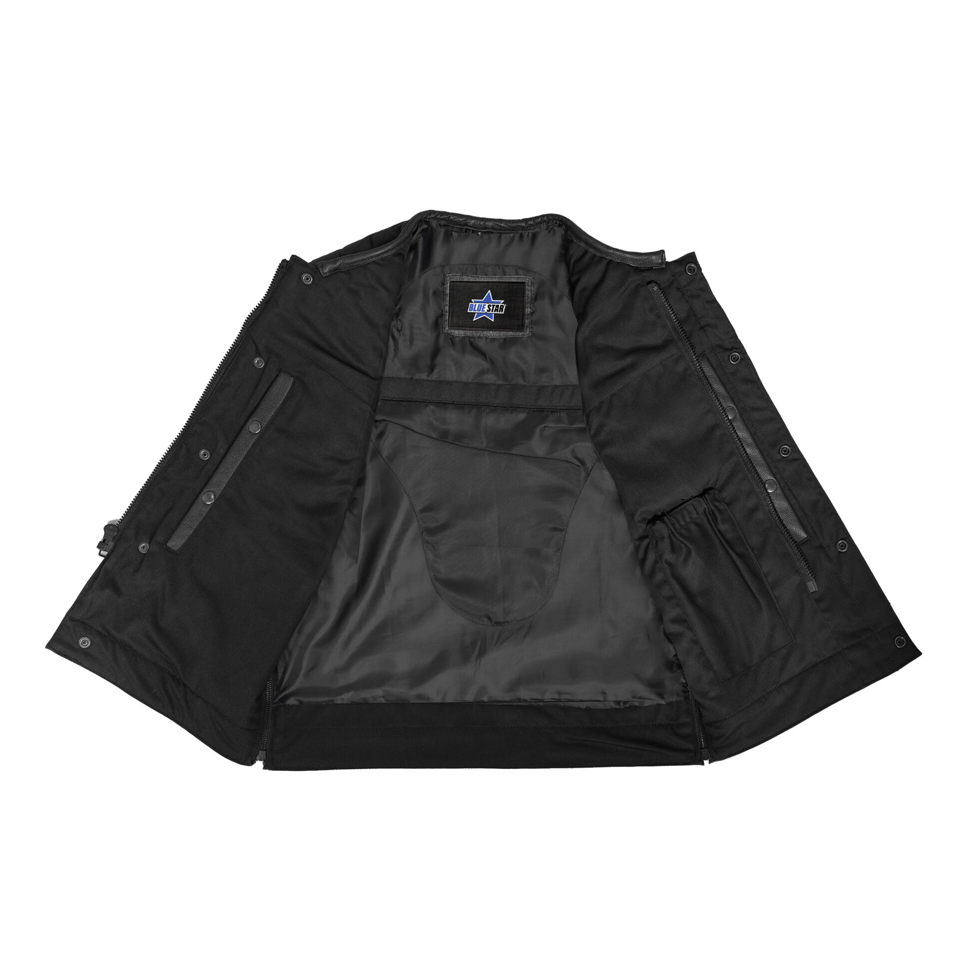 BSM5044 Ravensteel Men’s Motorcycle Vest - Image 5