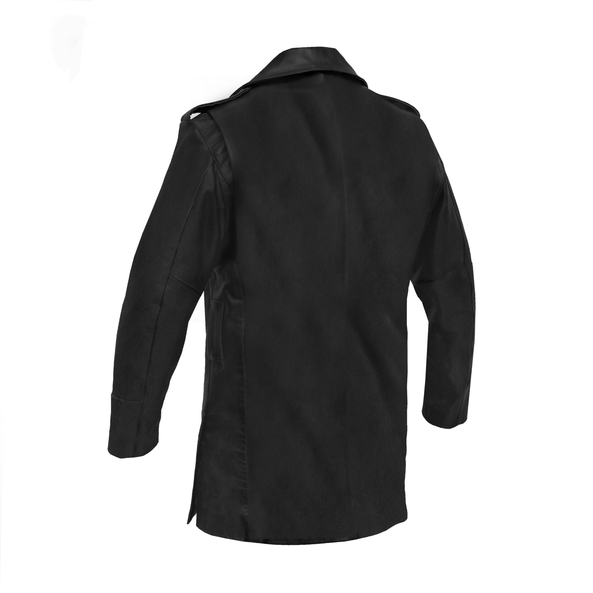 BSM5028 Cavalier Men’s Long Sleeve Leather Jacket - Image 2