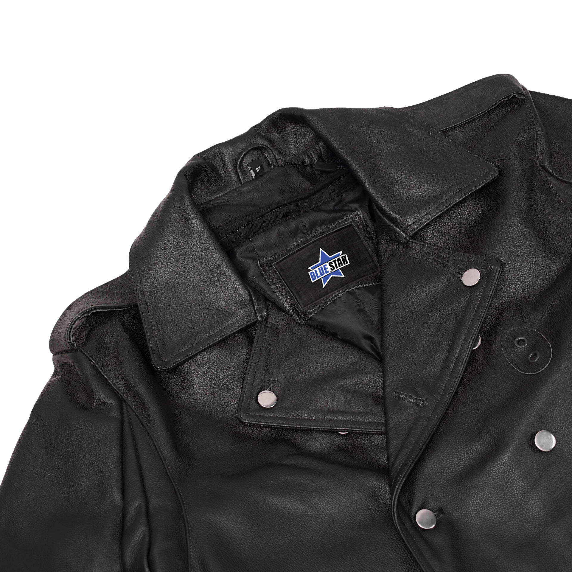 BSM5028 Cavalier Men’s Long Sleeve Leather Jacket - Image 4