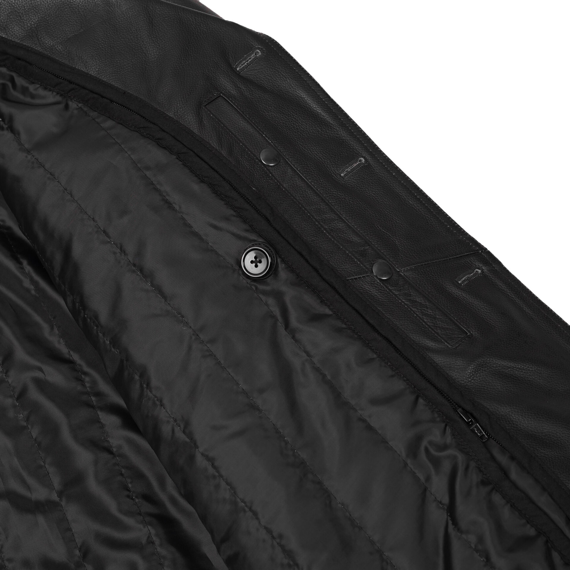 BSM5028 Cavalier Men’s Long Sleeve Leather Jacket - Image 9