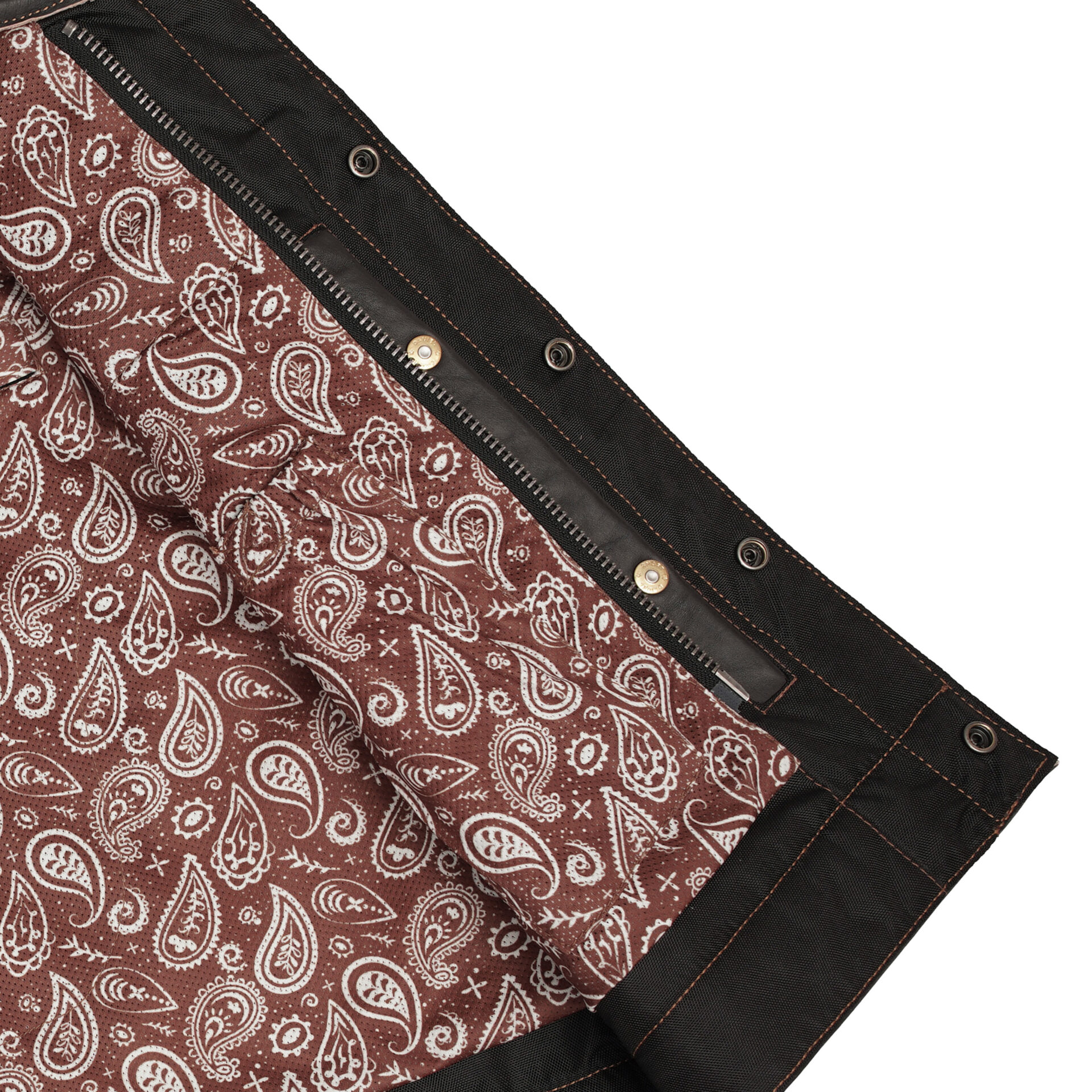 BSM5040 Brex Men’s Leather Motorcycle Vest - Image 6