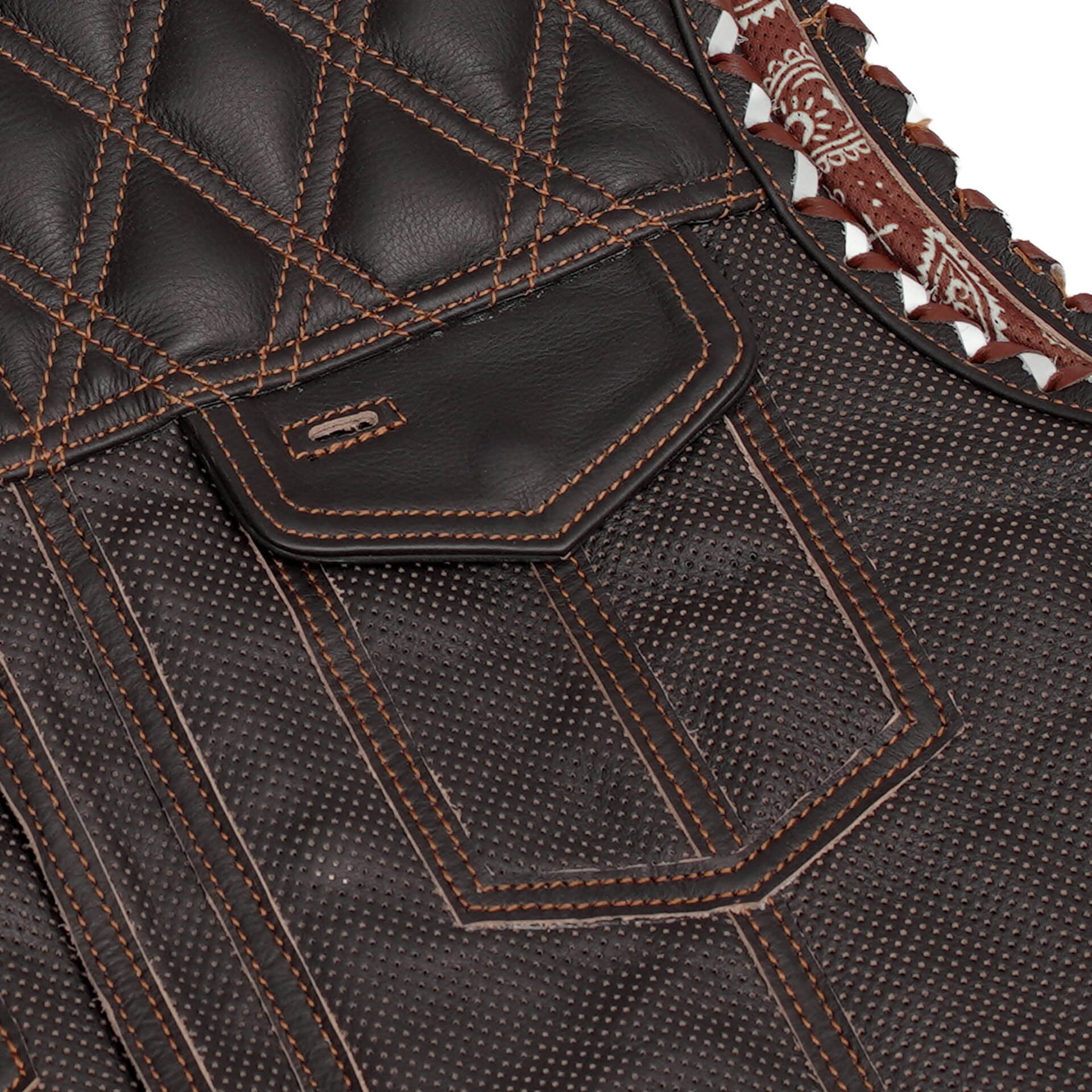 BSM5040 Brex Men’s Leather Motorcycle Vest - Image 8