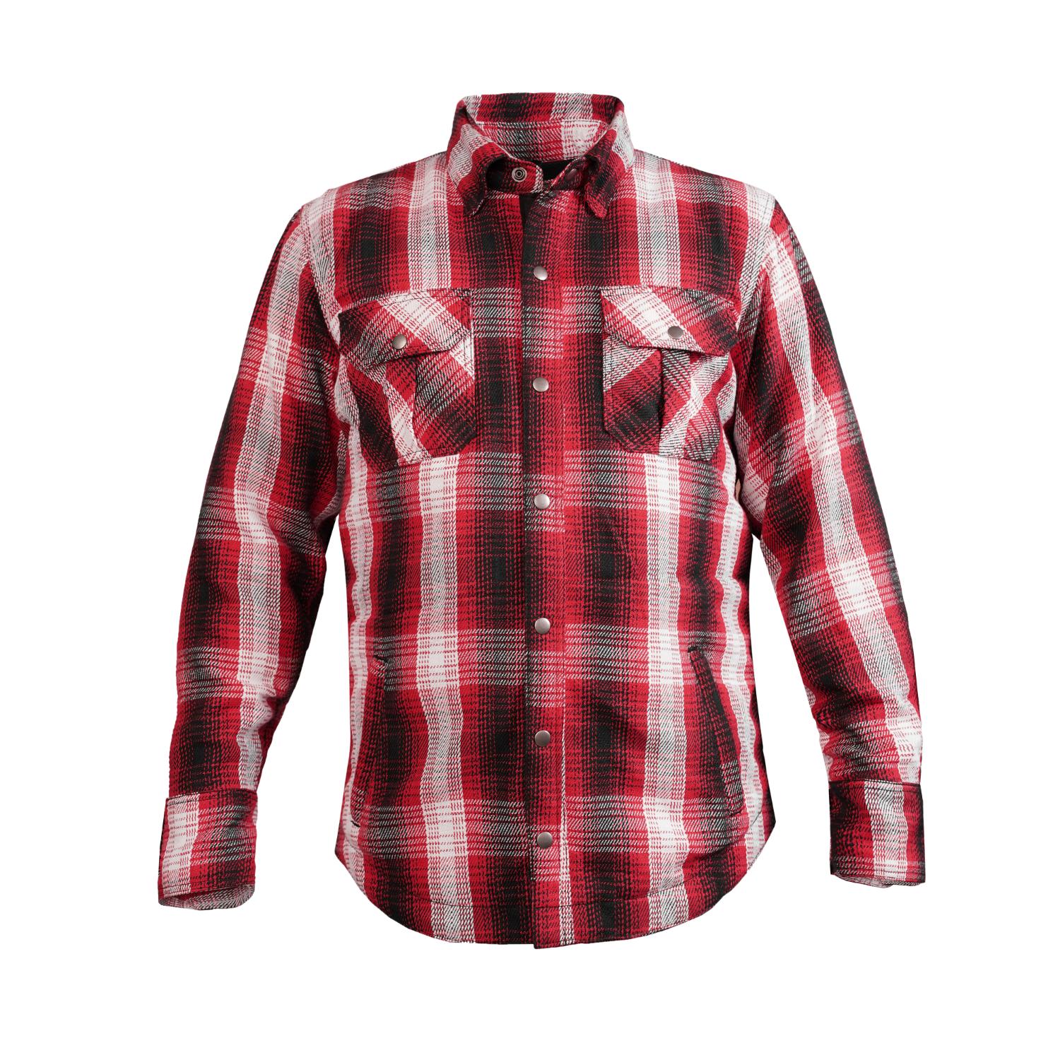 BSM5047 MileArmor — Men's Flannel Riding Shirt