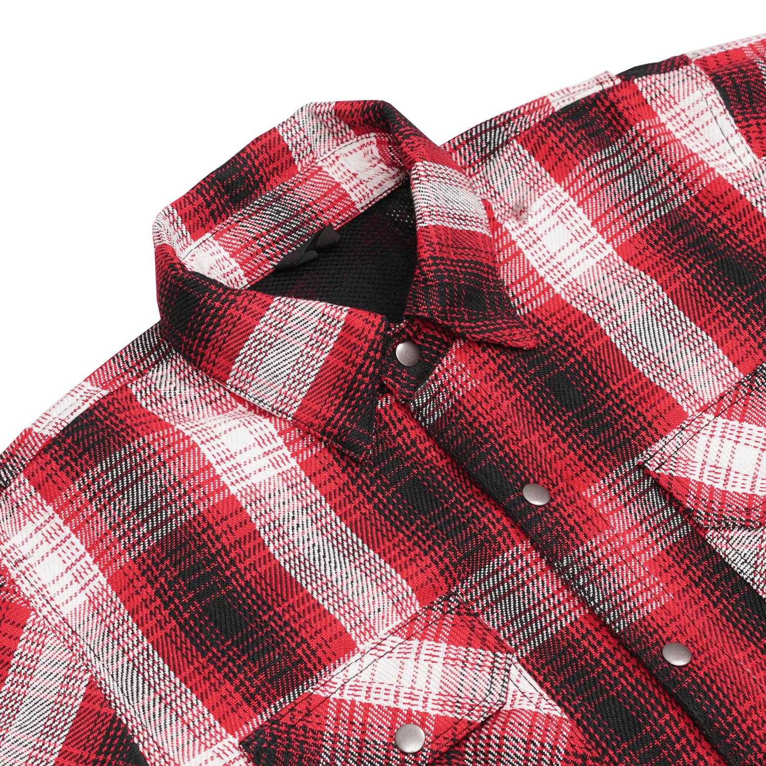 BSM5047 MileArmor — Men's Flannel Riding Shirt - Image 8
