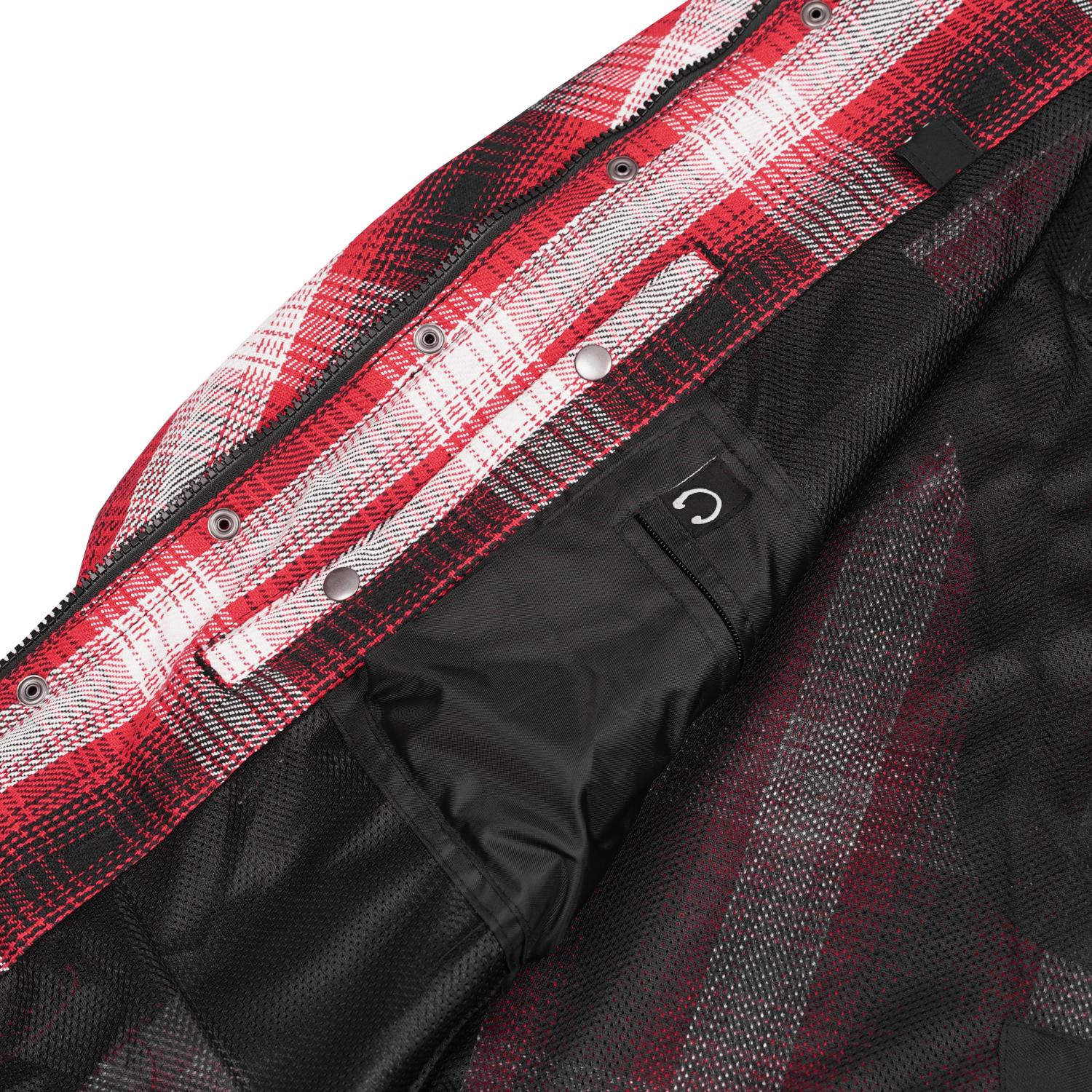 BSM5047 MileArmor — Men's Flannel Riding Shirt - Image 6