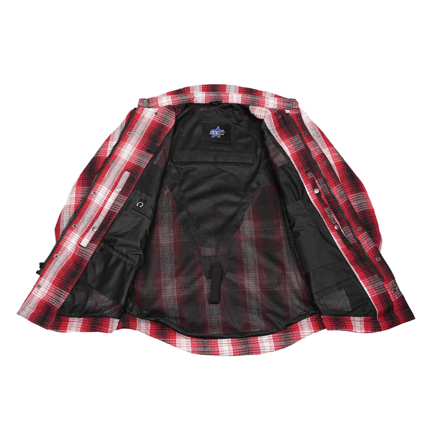 BSM5047 MileArmor — Men's Flannel Riding Shirt - Image 5