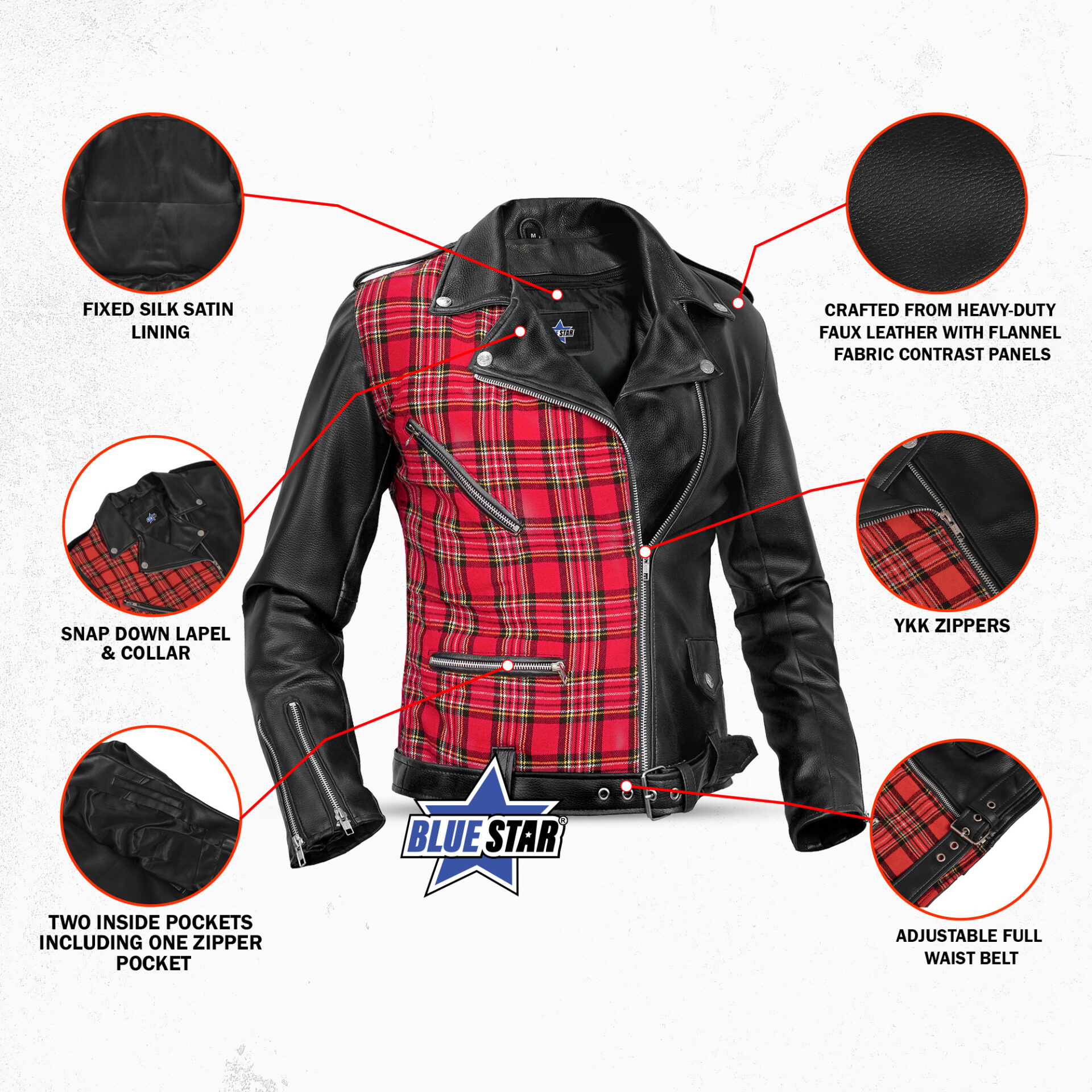 BSM5036 Aurelia Women’s MC Jacket - Image 3