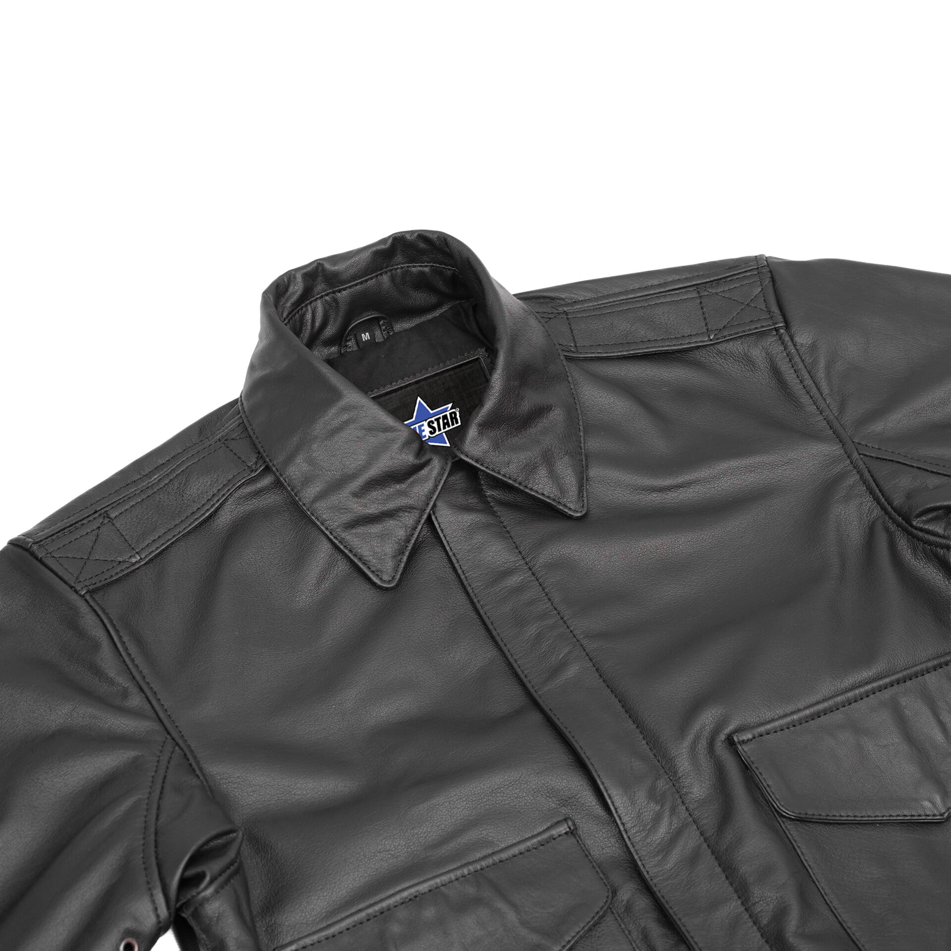 BSM5050 Astor Men’s Leather Motorcycle Jacket - Image 7