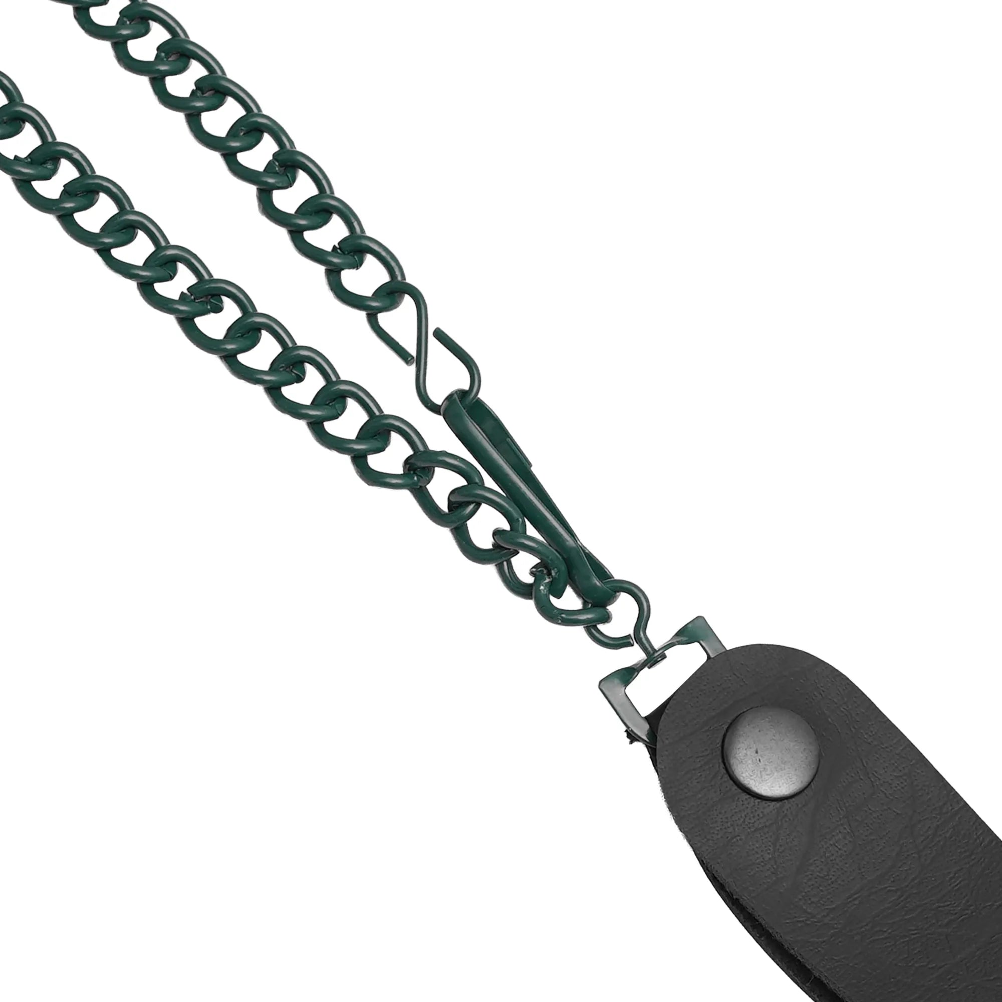 Dark Teal Heavy-Duty Wallet Chain with Snap-On Belt Loop - 13 Inch - Image 2