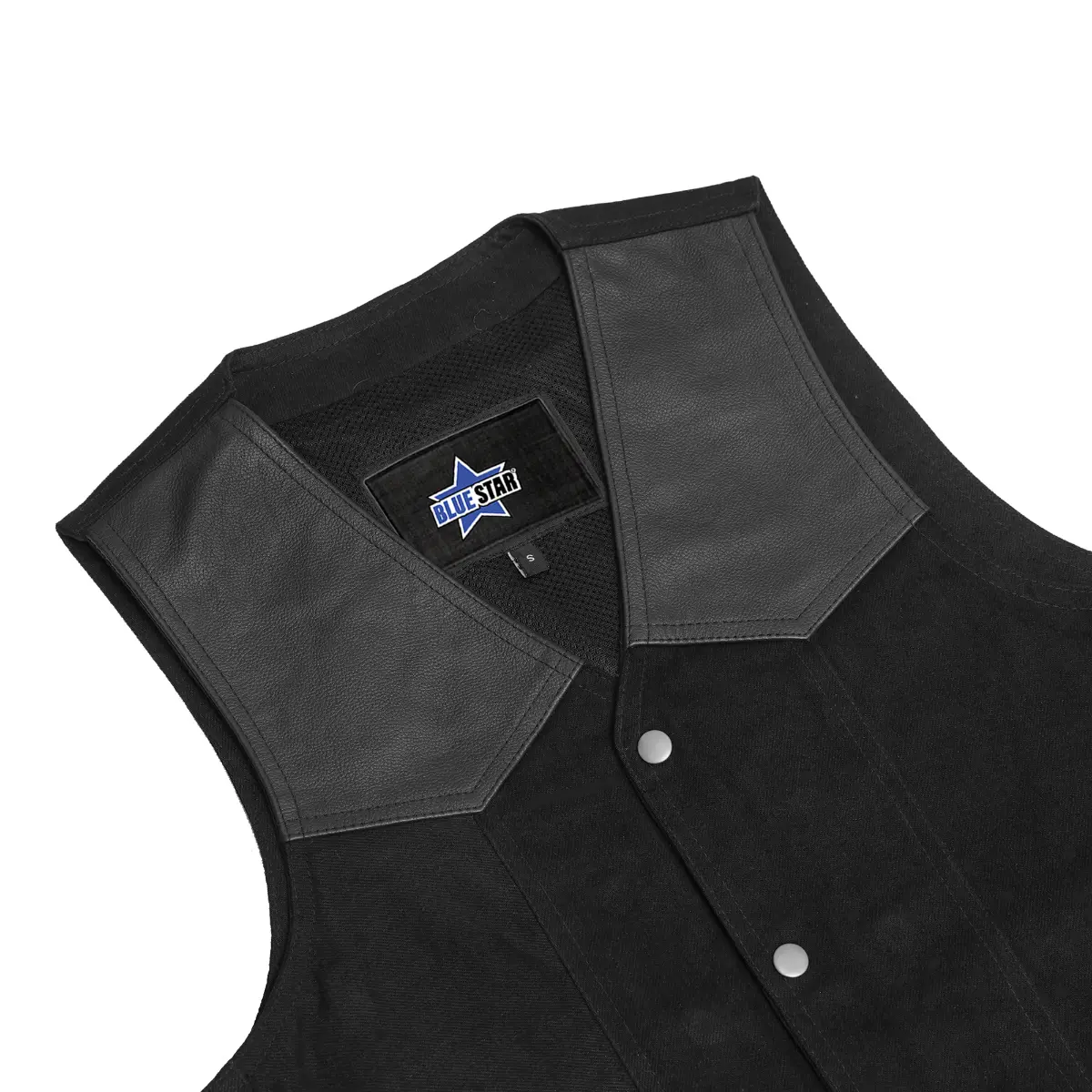 BSM00902 Maison Men’s Motorcycle Vest - Image 9