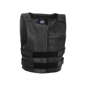 BSM00008 Frisco Men’s Leather Motorcycle Vest