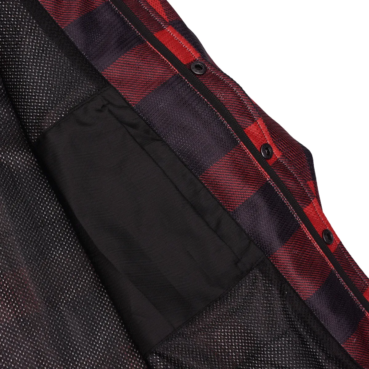 Rumble Men’s Mesh Flannel Riding Shirt - Image 8