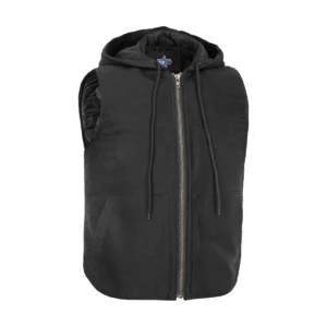 BSM00670 Firebound Men’s Canvas Motorcycle Vest