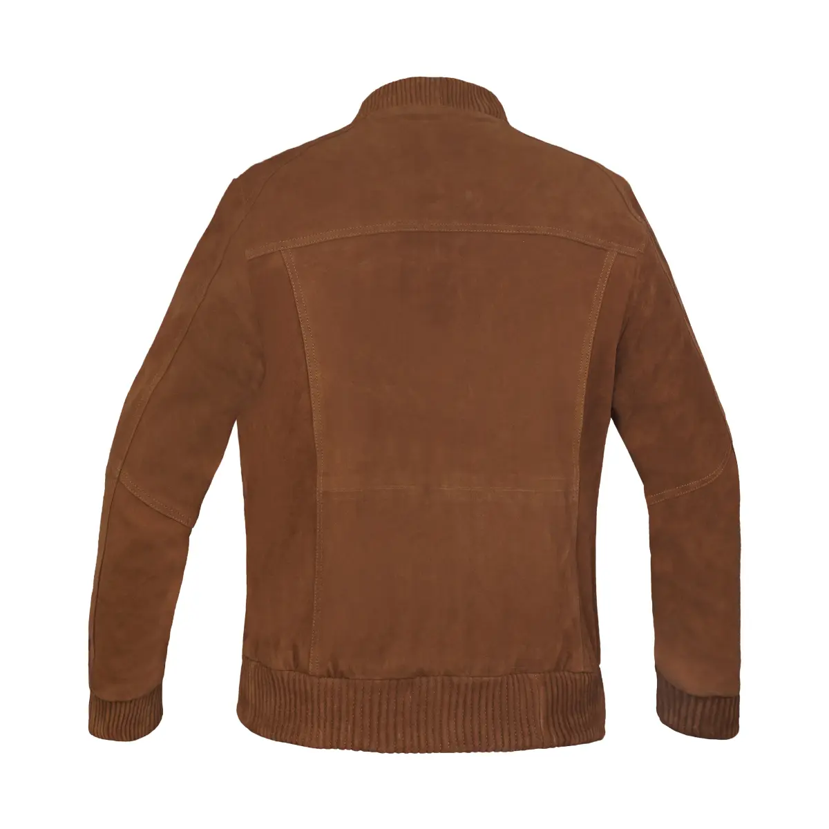 BSM00741 Truffle Men’s Leather Motorcycle Jacket - Image 2
